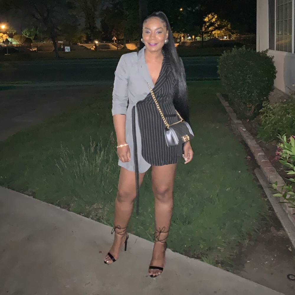 Danny - Colorblock Wrap Dress